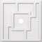 Ekena Millwork Knox Architectural Grade PVC Contemporary Ceiling Medallion, 24"OD x 3"ID x 8 1/4"C x 1"P CMP24KX-03000 - alternate 1